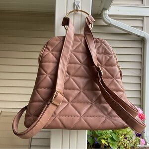 Used Like Dreams Pink Backpack/Handbag/CaryAll-Has Some Wear & Cat Claws Damage